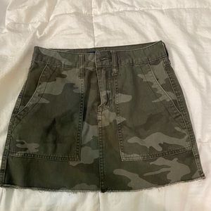 Aeropostal camo mini skirt